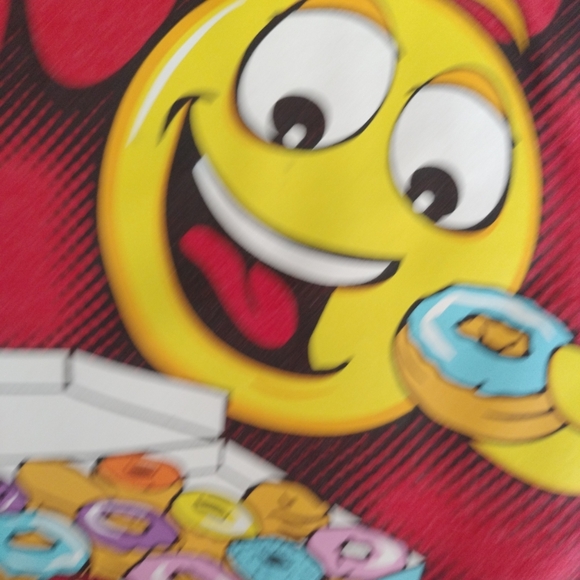 Cat & Jack Donut Time t-shirt boys youth XL (16)  yellow smiley face - Picture 5 of 7